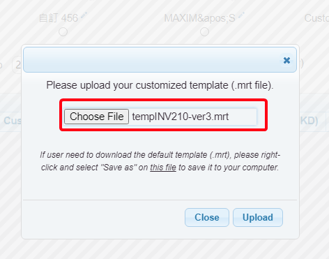 選擇並上傳 mrt文件 選擇並上傳 mrt文件